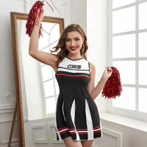 Print Sleeveless Contrast Color Mini Dress GMMD-21275