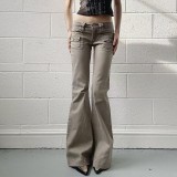 Casual Retro Micro Flare Jeans GMWF-28965