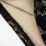 Lace See Through Two Piece Pants Set GDSF-K25ST021