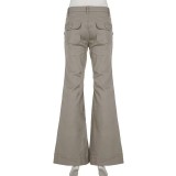 Casual Retro Micro Flare Jeans GMWF-28965