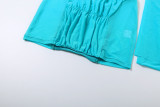 Sexy Irregular Solid Color Backless Mini Dress XEF-K25S79804