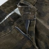 Fashion Camouflage Print Loose Jeans GMWF-98629