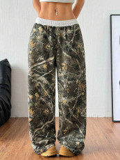 Camouflage Print Loose Pants YWXS-K25L1123