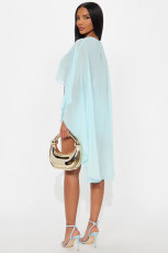 Sheer Mesh Shawl Top YWXS-K25L1180