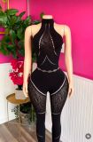 Pre Order: About 7 work days shipping Hollow Out Mesh Jumpsuit YUEM-82902