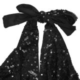 Backless Sequin Halterneck Two Piece Skirts Set BY-7521