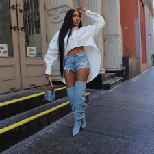 Lantern  Long Sleeve Irregular Shirt LSD-2537