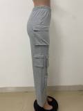 Casual Multi-pockets Loose Pants LSD-2543