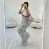 Casual Multi-pockets Loose Pants LSD-2543