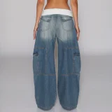 Fashion Loose Denim Straight Jeans LSD-2549