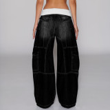 Fashion Loose Denim Straight Jeans LSD-2549