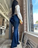 Back Bow Skinny Jeans ORY-5275