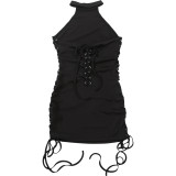 Sleeveless Backless Bandage Dress GZJQ-K25D80946