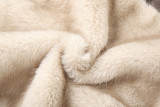 Faux Fur Patchwork Slim Short Jacket GZJQ-K25C80752