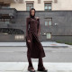 Solid Color Long Sleeve Long Dress Flare Pants Suit GZJQ-K25S81259