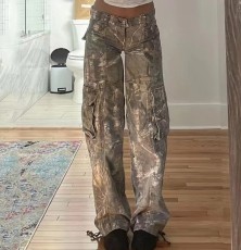 Fashion Camouflage Print Jeans GQLF-2208