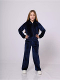 Kids Girls Sport Hooded Sweatshirts Pant Suit GLXF-M7707