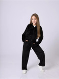 Kids Girls Sport Hooded Sweatshirts Pant Suit GLXF-M7707
