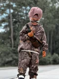 Kids Boys Camouflage Print Two Piece Pants Set GYMF-YM078