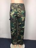 Plus Size Camouflage Print Sport Pants GAWE-TB5215