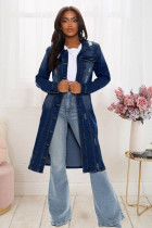 Retro Denim Long Jacket GKNF-TSC-9932
