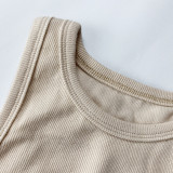 Sleeveless Solid Color Tank Tops GZJF-ZJ2503