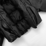 Solid Color Loose Cotton-padded Jacket MXBF-Q25TP296