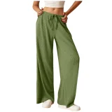Loose Solid Color Wide Leg Pants GYZY-6687