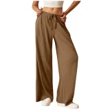 Loose Solid Color Wide Leg Pants GYZY-6687
