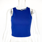 Sleeveless Solid Color Tank Tops GZJF-ZJ2503