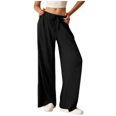Loose Solid Color Wide Leg Pants GYZY-6687