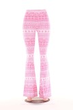 Print Casual Flare Pants GXYF-2192