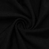 Deep V Neck Tie Up Halterneck Jumpsuit MXBF-J25JP251