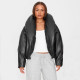 Solid Color Loose Cotton-padded Jacket MXBF-Q25TP296