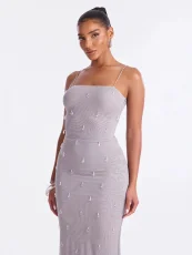 Sexy Solid Color Sling Maxi Dress GXIY-K25L1159