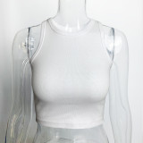 Sleeveless Solid Color Tank Tops GZJF-ZJ2503