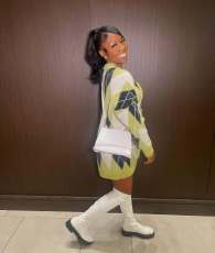 Casual Knits Long Sleeve Coats TR-1350