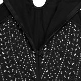 Sleeveless Hot Drill Jumpsuit BY-7542