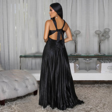 Sleeveless Solid Color Maxi Dress BY-7525