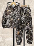 Kids Canouflage Print Hooded Sweatshirt Pants Suit GYMF-167