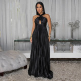 Sleeveless Solid Color Maxi Dress BY-7525