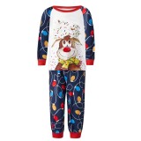 Happy Deer Christmas Family Matching Sets Pajamas Set YLDF-441