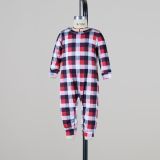 Fawn Print O Neck Plaid-Panel Christmas Parent-Child Set YLDF-209180