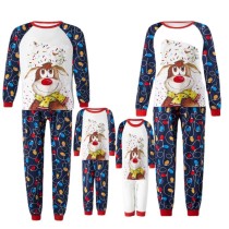 Happy Deer Christmas Family Matching Sets Pajamas Set YLDF-441