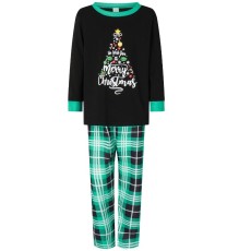 Pajama Matching Family Christmas Plaid Set YLDF-461