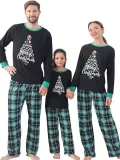 Pajama Matching Family Christmas Plaid Set YLDF-461