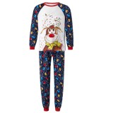 Happy Deer Christmas Family Matching Sets Pajamas Set YLDF-441