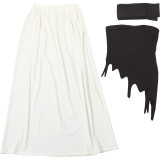 Sexy Backless Split Two Piece Skirts Set DLSF-K25S81484