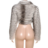 Sexy Cardigan Fur Coat DLSF-K25L79669