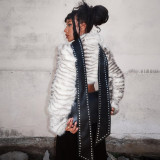 Sexy Cardigan Fur Coat DLSF-K25L79669